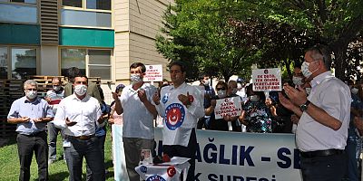 Türk Sağlık- Sen Uşak Şube Başkanı Mehmet Özkuk 'Ek Ödeme değil Tek Ödeme istiyoruz…